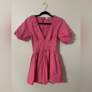 Adorable Pink Mini Dress worn once